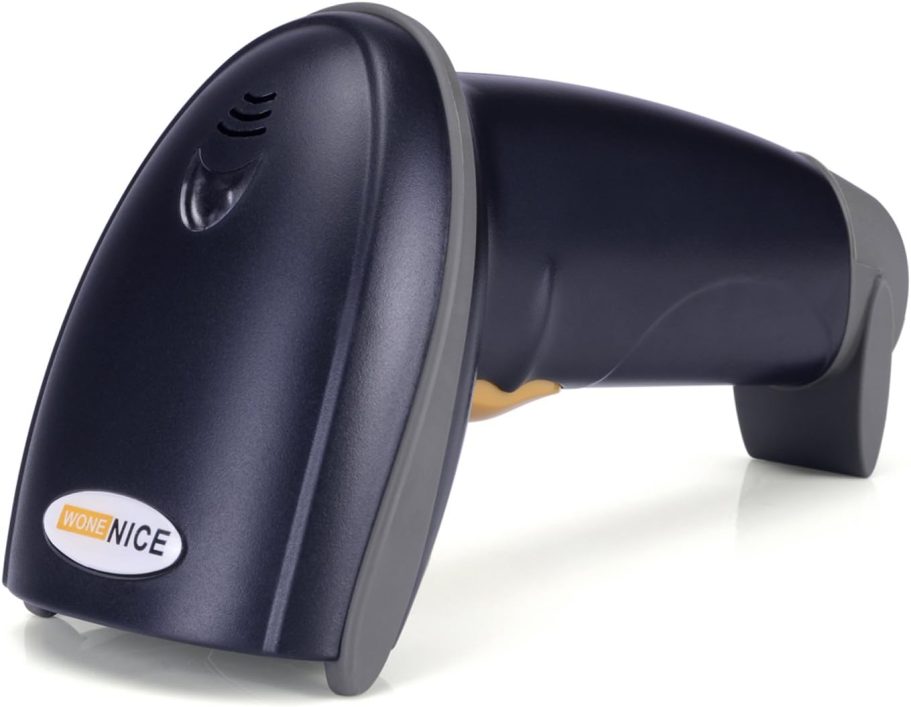 WoneNice USB Laser Barcode Scanner Wired Handheld Bar Code Scanner Reader Black - Image 5